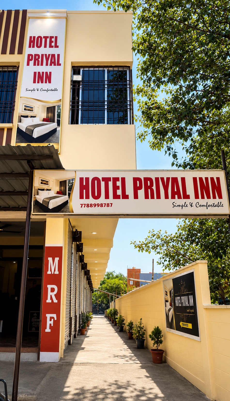 Hotel Priyal — Jaina More — exterior hero